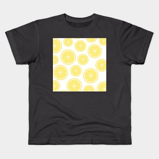 Lemons Kids T-Shirt by gray-cat